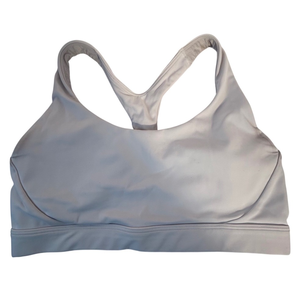 Athletic Works Sports Bra Racerback White Athletic Support Medium